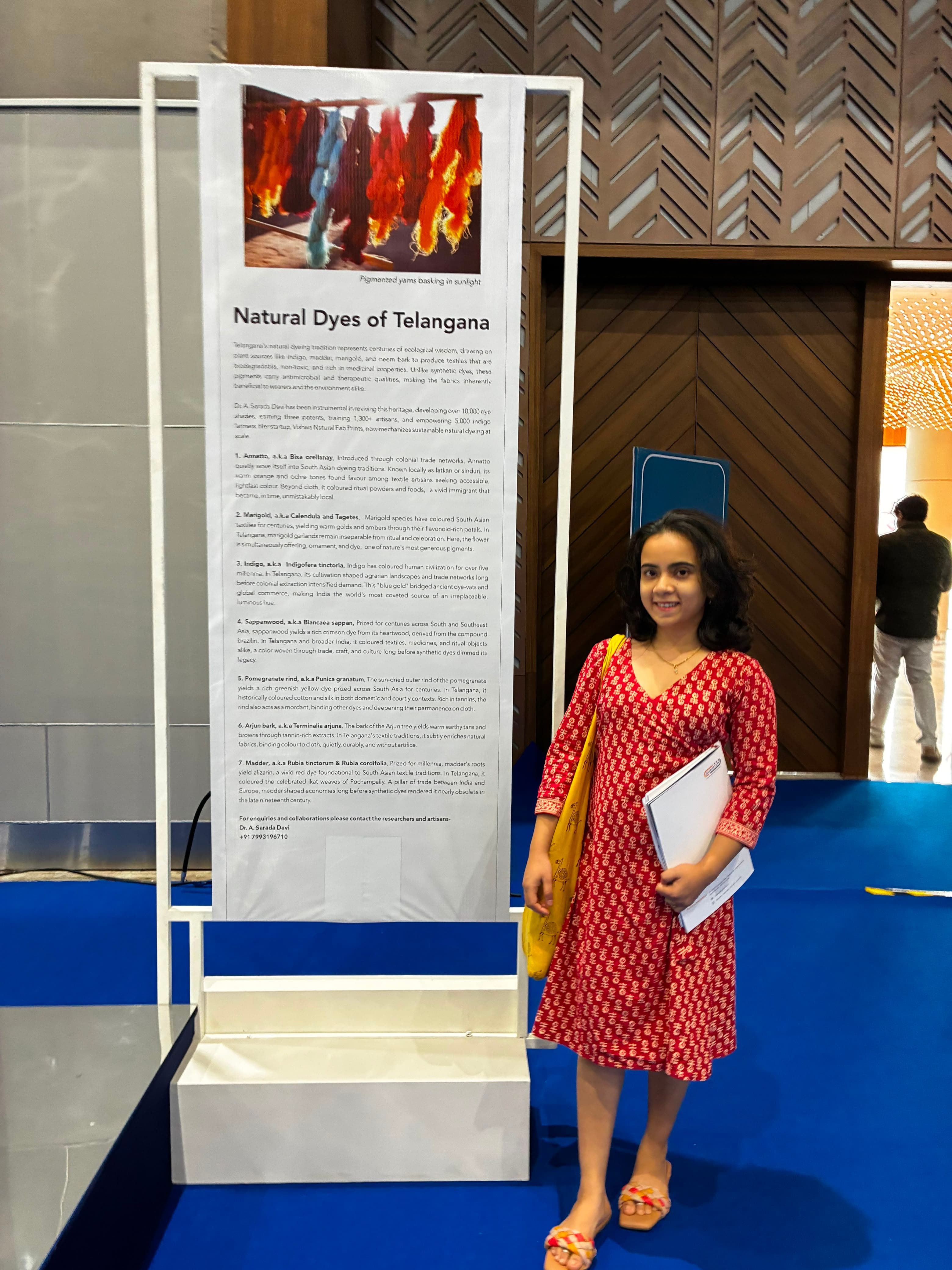 Founder journey among master artisans at the loom