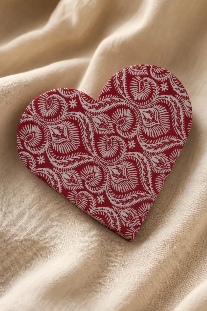 Handmade Heart-Shaped Diary