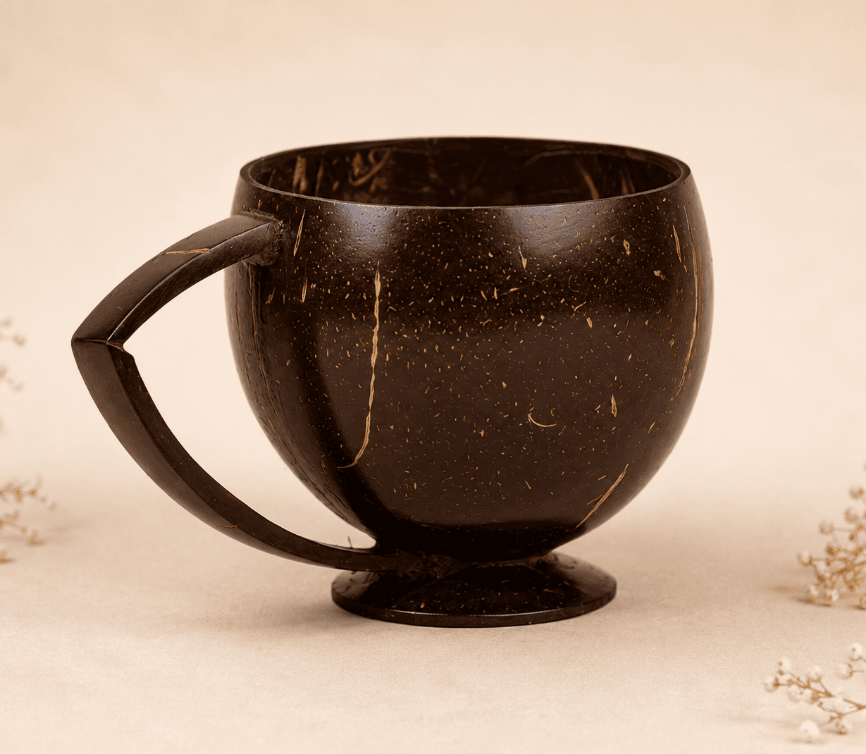 Handcrafted Coconut Shell Tea & Coffee Cups