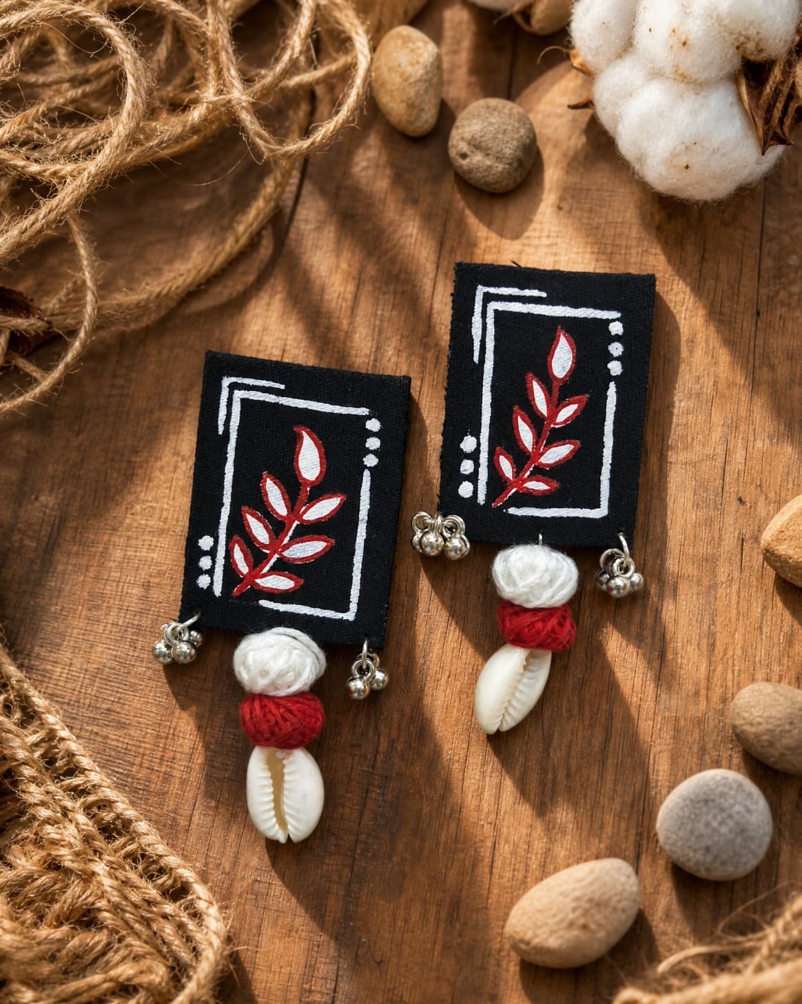 Kabir Upcycled Handmade Textile Earring