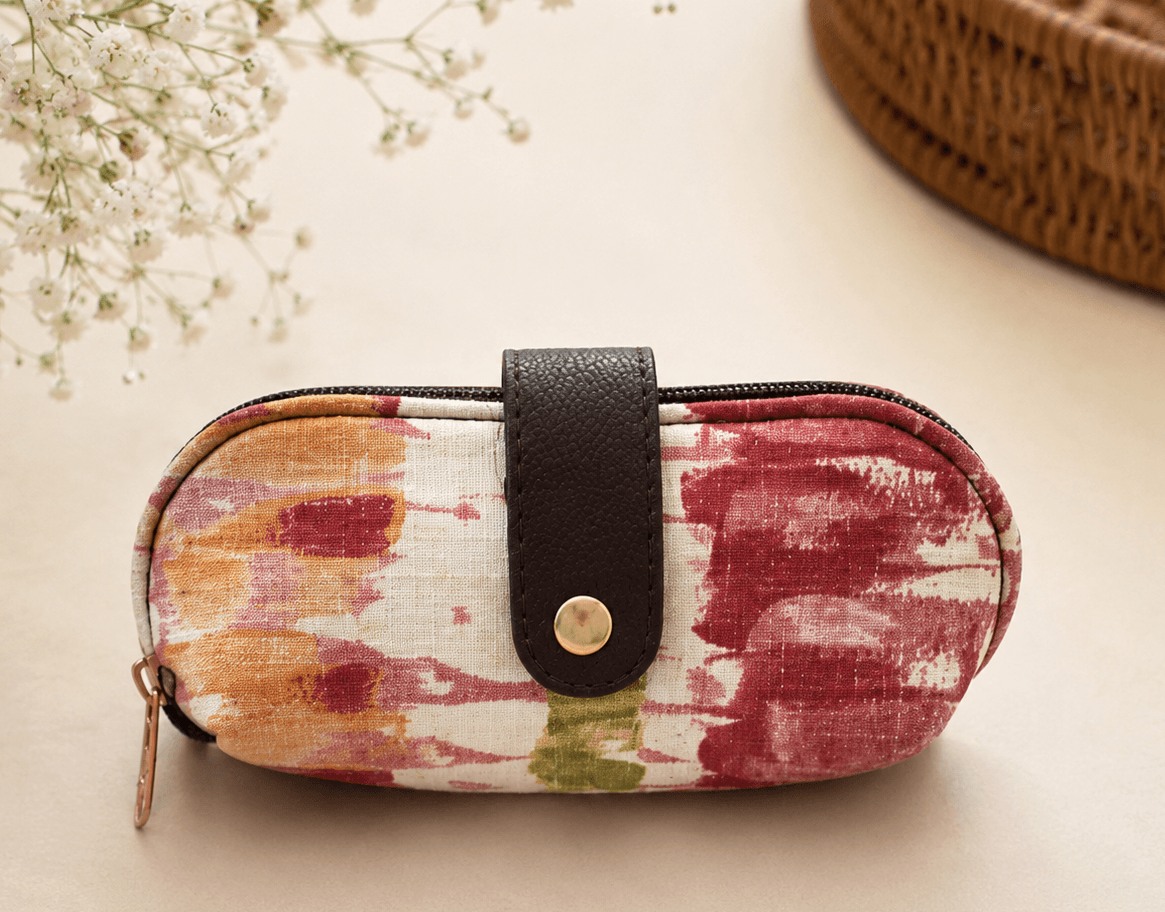 Rainbow Quilted Sunglasses Pouch